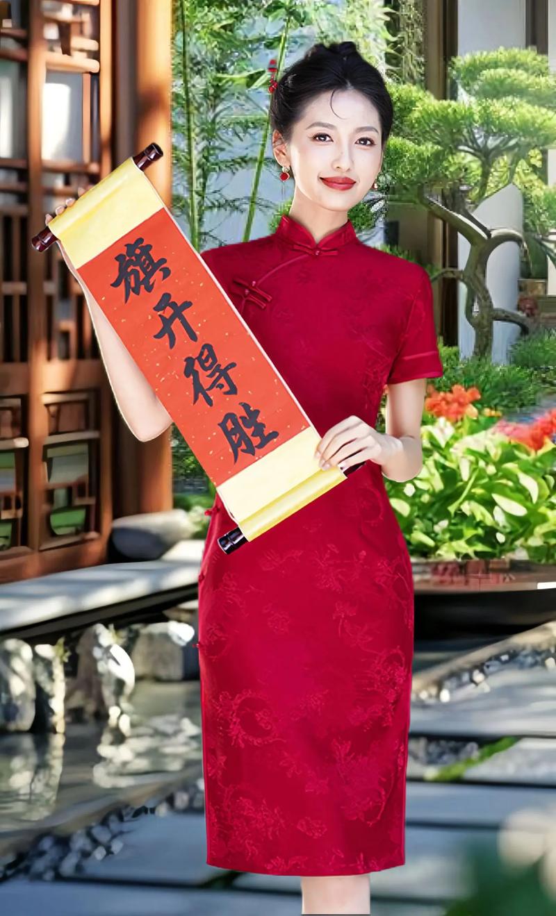考生爸爸穿旗袍送考,考生爸爸穿旗袍送考生礼物